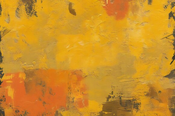 A Yellow and Orange Paint