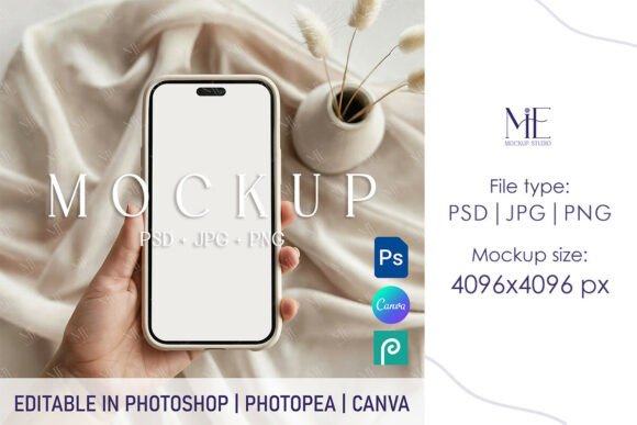 Boho IPhone Screen Mockup PSD PNG: A Creative Tool for Designers