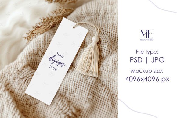 Bookmark Mockup 2x6 Baptism Bookmark