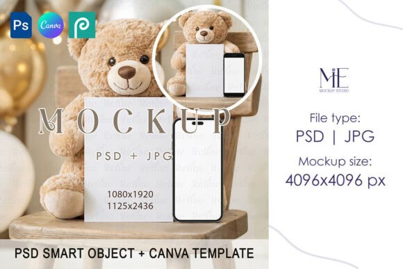 Card and Phone Mockup IPhone Invite PSD: A Practical Tool for Professional Design Presentation