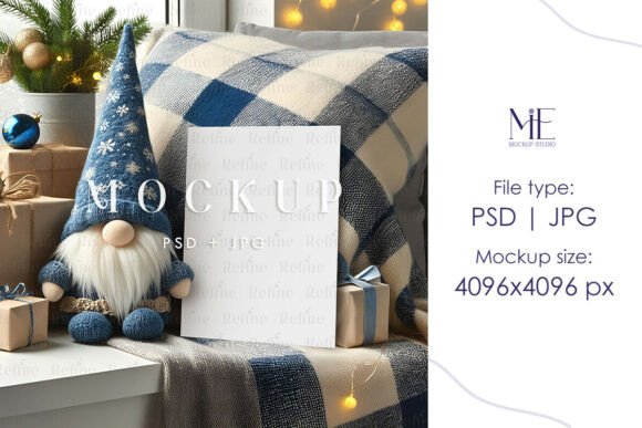 Invitation Gift Card Mockup, Baby Shower