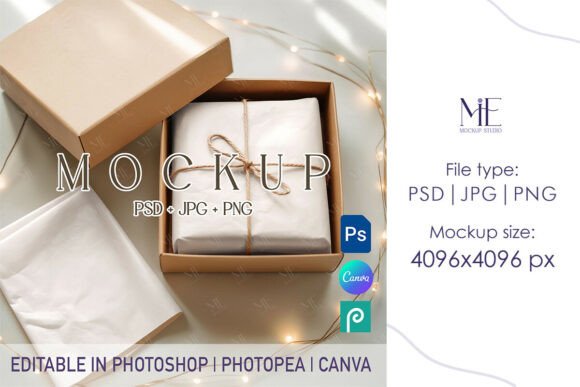 Master Your Holiday Design Projects with Wrapping Paper Mockups and Gift Wrap PSD PNG Templates
