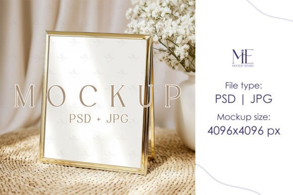 Table Sign Mockup and Table Number Mockup