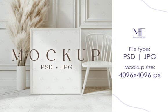Wall Frame Sign Mockup, Wooden Frame PSD: A Must-Have for Designers