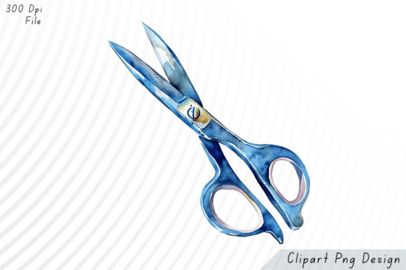 Watercolor Scissors PNG Clipart: A Versatile Tool for Modern Creativity