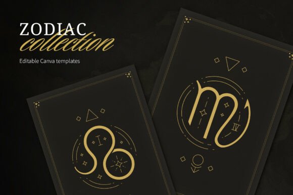 Zodiac Collection Canva: Elevate Your Design with Celestial Flair